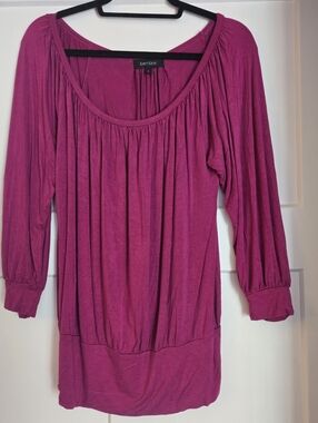 Karen Kane Raspberry Scoop-Neck Top